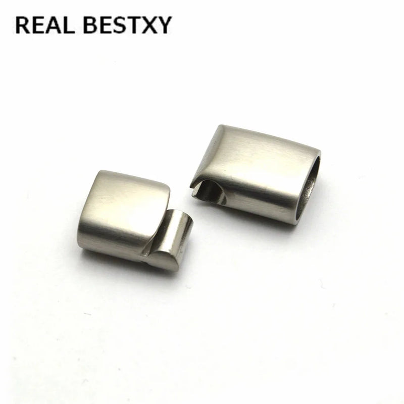 5PC Nickel Stainless Steel Magnetic Clasps Jewelry Findings Rectangular