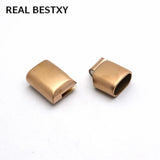5PC Nickel Stainless Steel Magnetic Clasps Jewelry Findings Rectangular