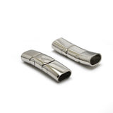Stainless Steel Magnetic Clasp for Leather Bracelets