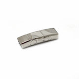 Stainless Steel Magnetic Clasp Leather Cord Magnet Buckle DIY Jewelry