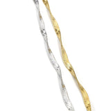HONGTONG Blade Chain Necklace Stainless Steel 2-5MM 45-60CM Choker