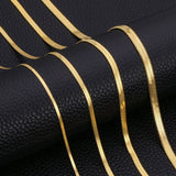HONGTONG Blade Chain Necklace Stainless Steel 2-5MM 45-60CM Choker