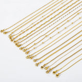 HONGTONG Chain Necklace For Women Stainless Steel Jewelry Long Chains