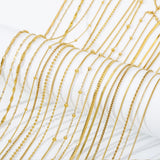 HONGTONG Chain Necklace For Women Stainless Steel Jewelry Long Chains