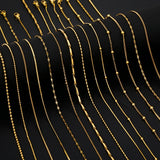 HONGTONG Chain Necklace For Women Stainless Steel Jewelry Long Chains