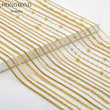 HONGTONG Chain Necklace For Women Stainless Steel Jewelry Long Chains
