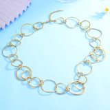HONGYE Long Hoop Chain Necklaces Collier Femme Gorgeous Jewelry