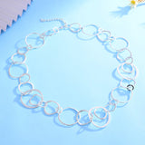 HONGYE Long Hoop Chain Necklaces Collier Femme Gorgeous Jewelry
