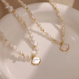 Baroque Freshwater Pearl Necklace Pendant Vintage Style Gift