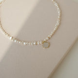 Baroque Freshwater Pearl Necklace Pendant Vintage Style Gift