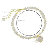Baroque Pearl Bracelet Shell Pendant Women's Jewelry Gift