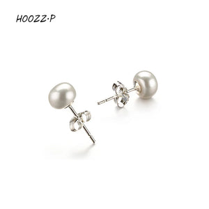 Pink Lavender Freshwater Cultured Pearl Earrings 6-7mm