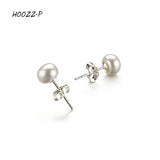 Pink Lavender Freshwater Cultured Pearl Earrings 6-7mm