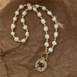 Baroque Shape Small Pearl Necklace Women