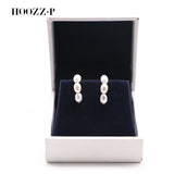 Rice Pearl Earrings, Freshwater Pearly, 925 Sterling Silver, Women's Earring