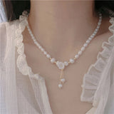 Real Natural Cultured Baroque Pearl Necklace
