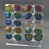 Double-row Glasses Holder Display Stand for 10 Pairs