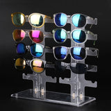 Double-row Glasses Holder Display Stand for 10 Pairs