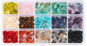 1005 Pcs Irregular Gemstone Beads Kit for DIY Jewelry Making