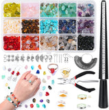 1005 Pcs Irregular Gemstone Beads Kit for DIY Jewelry Making