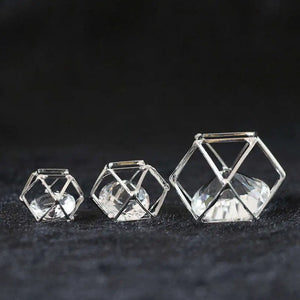 Crystal Rhinestone Cage Pendant for Women Jewelry