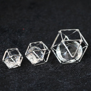 Crystal Rhinestone Cage Pendant for Women Jewelry