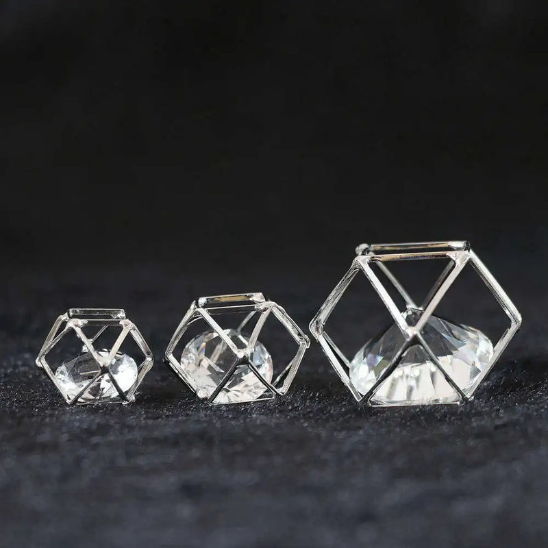 Crystal Rhinestone Cage Pendant for Women Jewelry