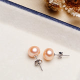 3-12mm Freshwater Pearl Earrings Set - 3 Pairs/lot