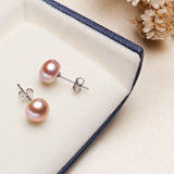 3-12mm Freshwater Pearl Earrings Set - 3 Pairs/lot