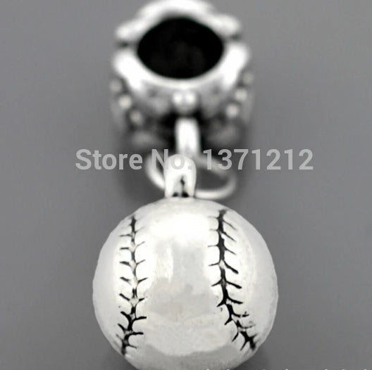 40pcs Tennis Alloy Locket Charm Pendants For Bracelet Necklace A869
