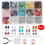 Irregular Gemstone Beads Kit DIY Jewelry Making Supplies