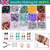 Irregular Gemstone Beads Kit DIY Jewelry Making Supplies