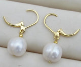 Natural 8.5-9mm South Sea Pearl Earrings