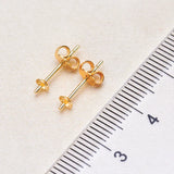 DIY Stud Earring Mountings for Pearls Beads Stones