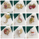 Real Pearl Brooch Jewelry Charm Lady's Gift 2pcs/lot