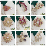 Real Pearl Brooch Jewelry Charm Lady's Gift 2pcs/lot