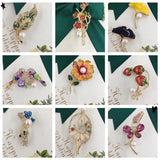 Real Pearl Brooch Jewelry Charm Lady's Gift 2pcs/lot