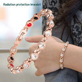 Health Care Magnetic Bracelets Bright Crystal Couple Ornament Birthday Gift