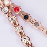 Health Care Magnetic Bracelets Bright Crystal Couple Ornament Birthday Gift