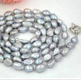 50in South Sea Gray Baroque Pearl Necklace