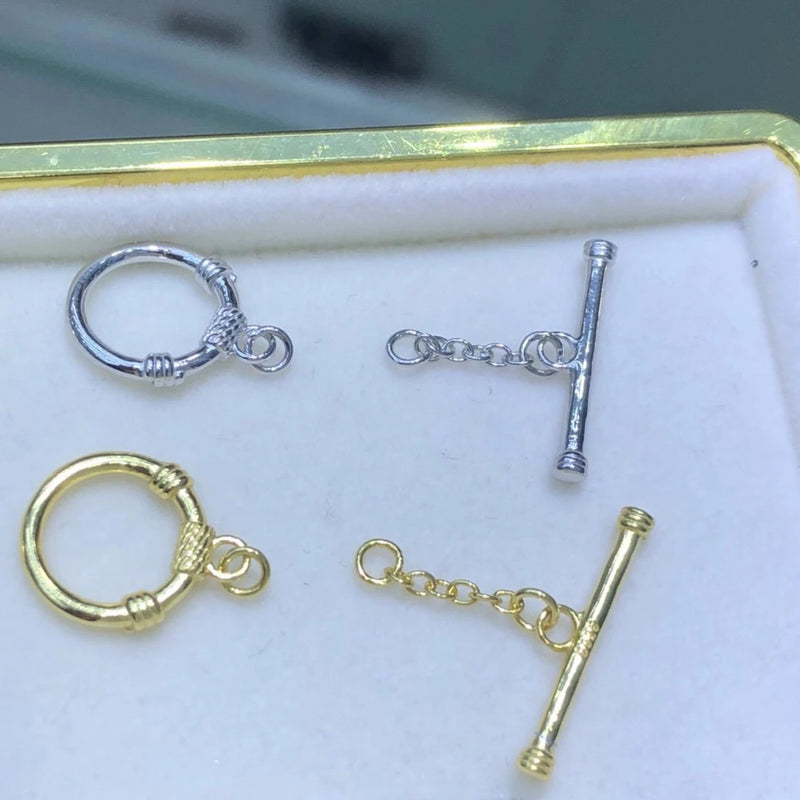 925 Sterling Silver Jewelry Clasps and Hooks Set