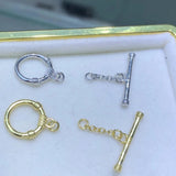 925 Sterling Silver Jewelry Clasps and Hooks Set
