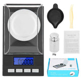 Portable 0.001g Precision Pocket Jewelry Scale 10g/20g/50g LED Display