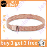 Sterling Silver 925 Mini Charms for Pandra Bracelet Women Jewelry