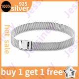 Sterling Silver 925 Mini Charms for Pandra Bracelet Women Jewelry