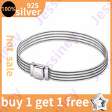 Sterling Silver 925 Mini Charms for Pandra Bracelet Women Jewelry