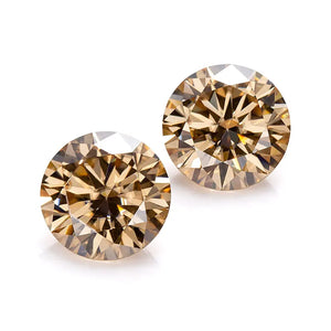 3mm Round Yellow VVS1 Moissanite Stones