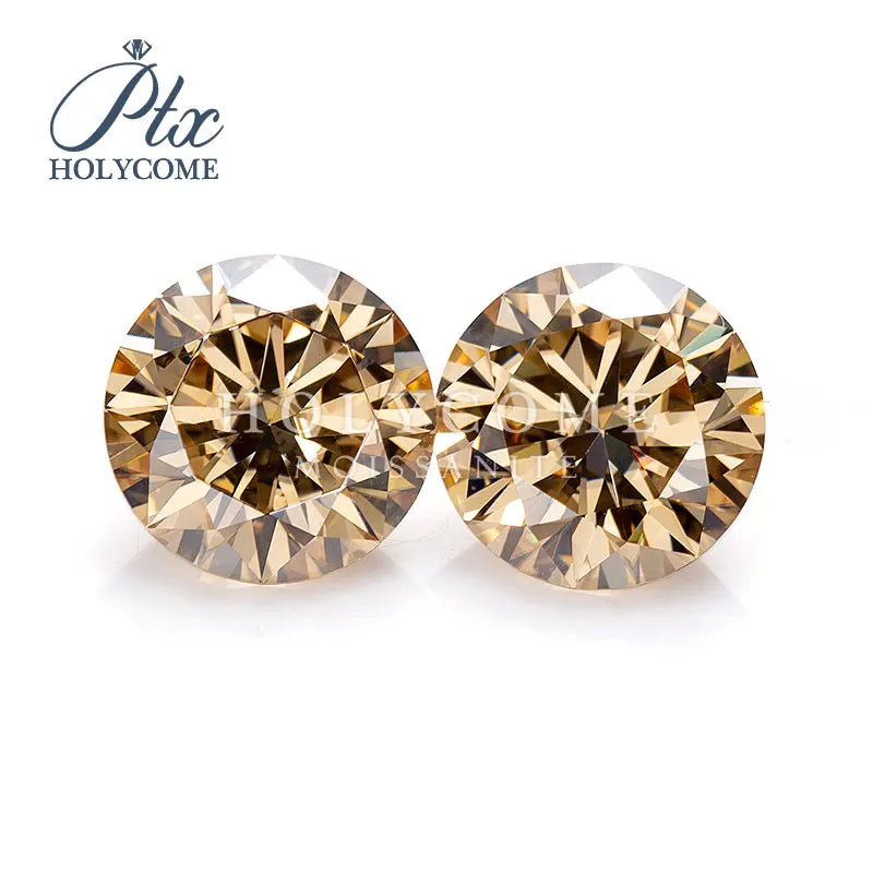 3mm Round Yellow VVS1 Moissanite Stones