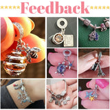 925 Silver Family Tree Dangle Charm Bead