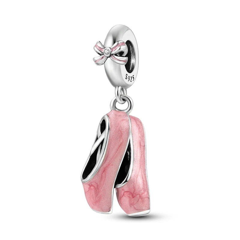 925 Silver Family Tree Dangle Charm Bead